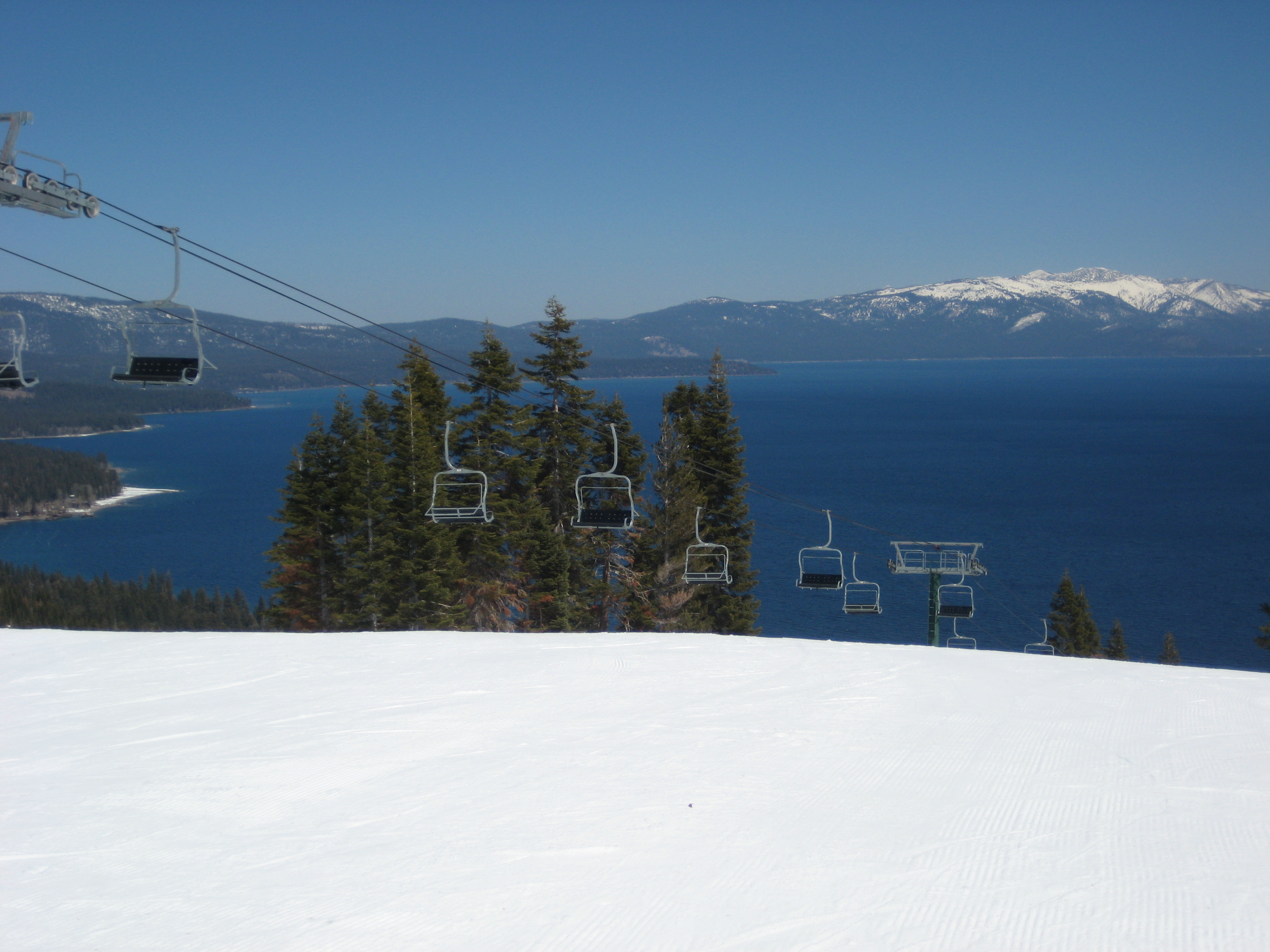 The View Of Lake Tahoe From Homewood Mountain Resort